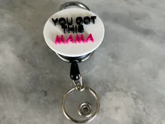 MOTHER/BABY BADGE REEL TOPPER/ COVER
