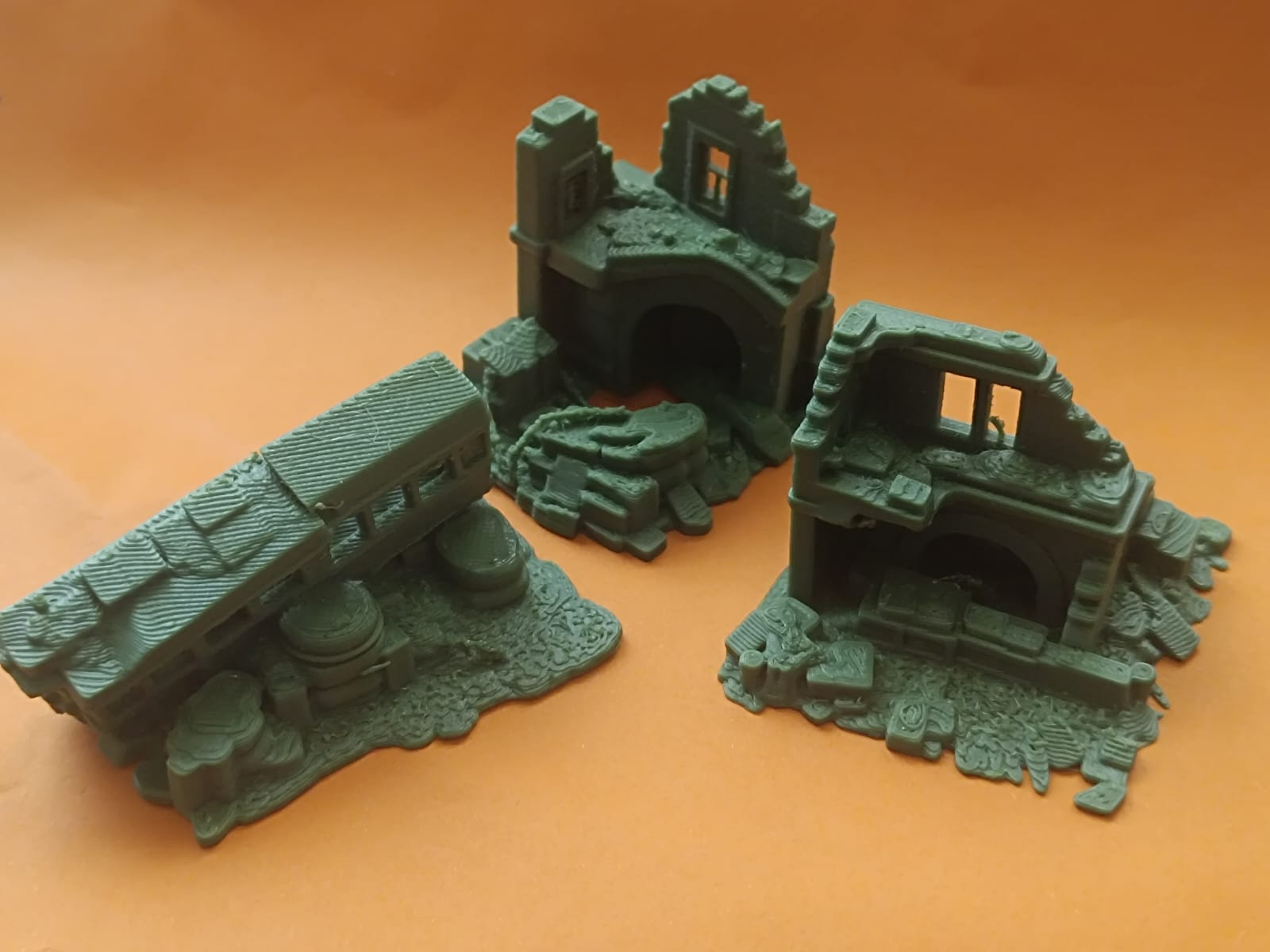 Warsaw Uprising Ruined Terrain  Wargames Scenery