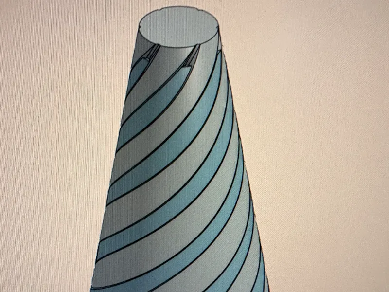 spiral cone fidget STL Files