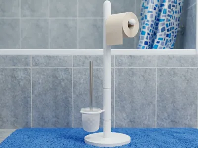 Toilet Paper & Brush Holder