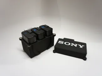 Sony NP-FW50 Battery case with SD card storage