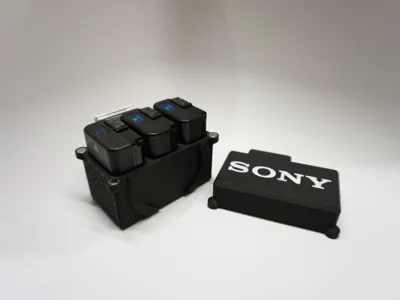 Sony NP-FW50 Battery case with SD card storage