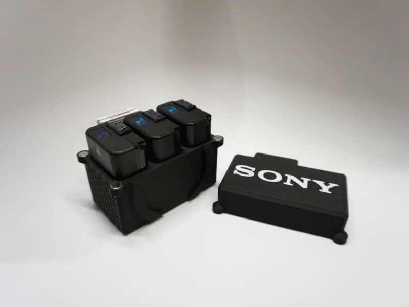 Sony NP-FW50 Battery case with SD card storage