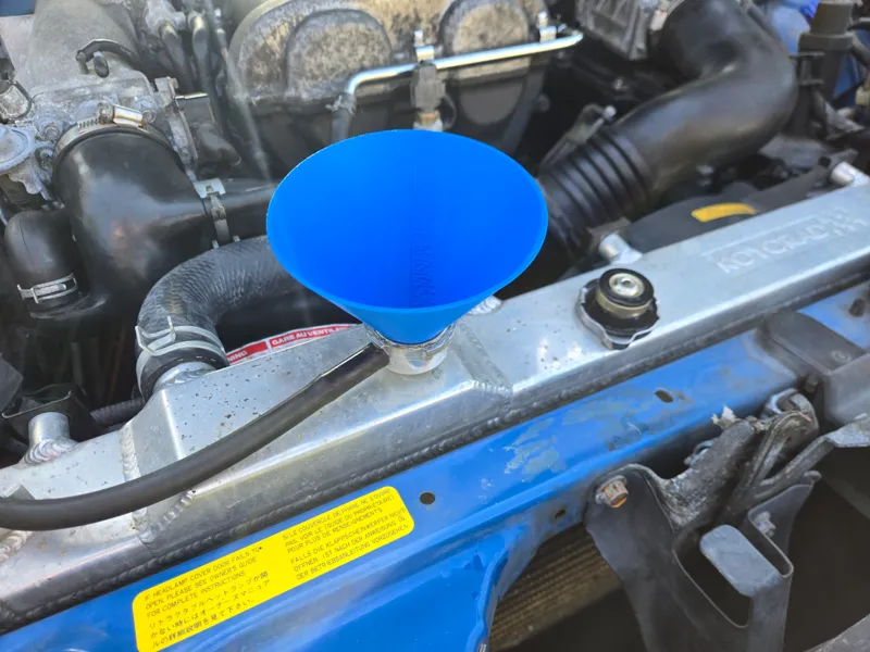 NA Mazda Miata MX-5 Coolant Funnel