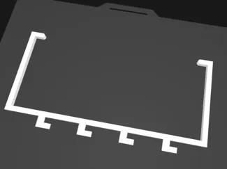 Customizable Holder for Ikea Skadis