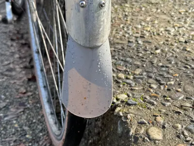 Simple parametric TPU mudflap for bicycle fenders
