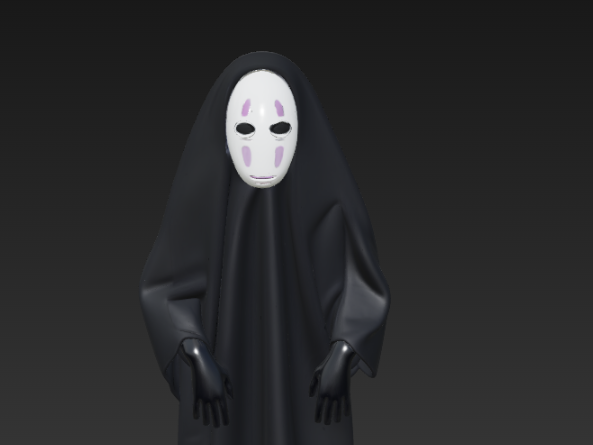 No Face (Kaonashi) - Spirited Away Figurine FanArt