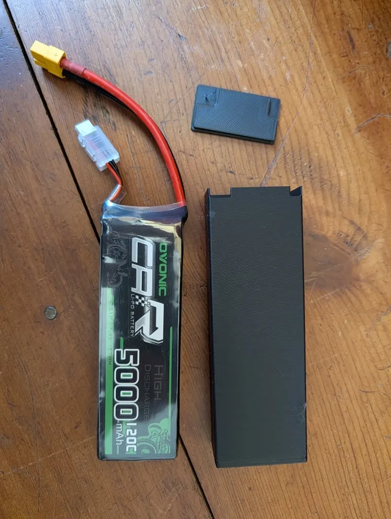 2S 5000mAh lipo hard case