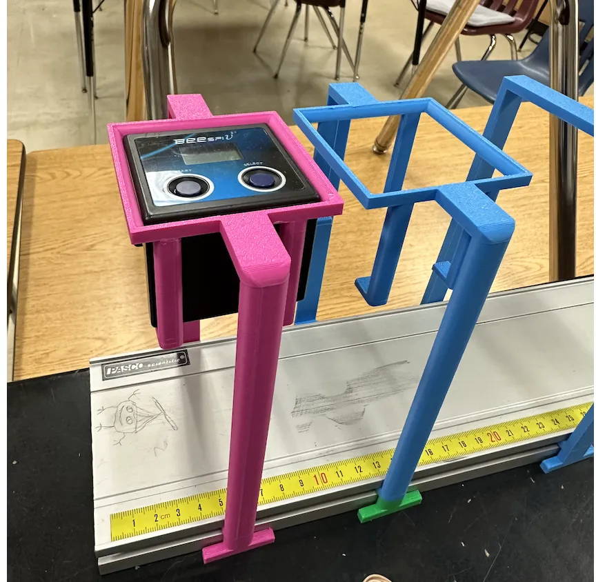 Photogate Holder for Physics Ramp Experiments - Free 3D Print Model ...