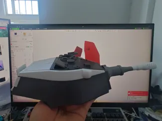 1/16 E75坦克炮塔