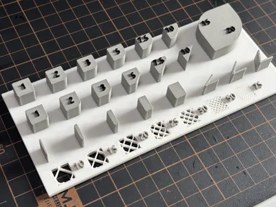 Visual Model for Printed Entity Chamfer, Thickness, Angle, Infill Density
