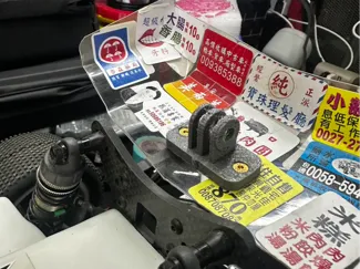 RC 遙控車尾翼 攝影機 GOPRO底座
