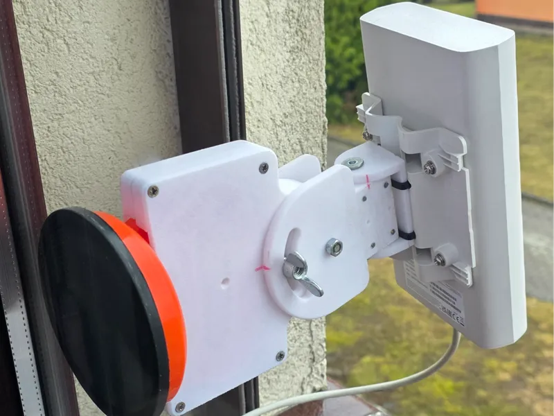 5g window suction cup antenna without drilling