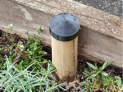 70mm diameter wooden post cap