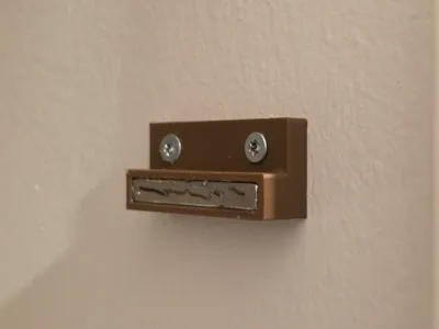 Bar magnet wall mount