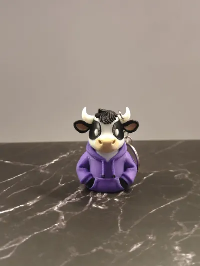 Cow with Hoodie