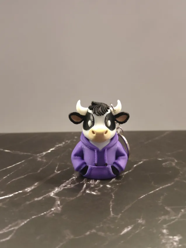 Cow with Hoodie