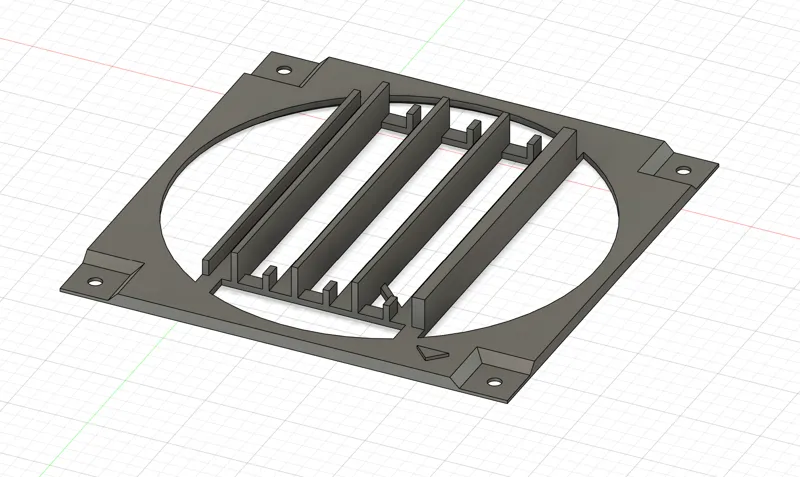 4x 2.5" SSD Fan Mount