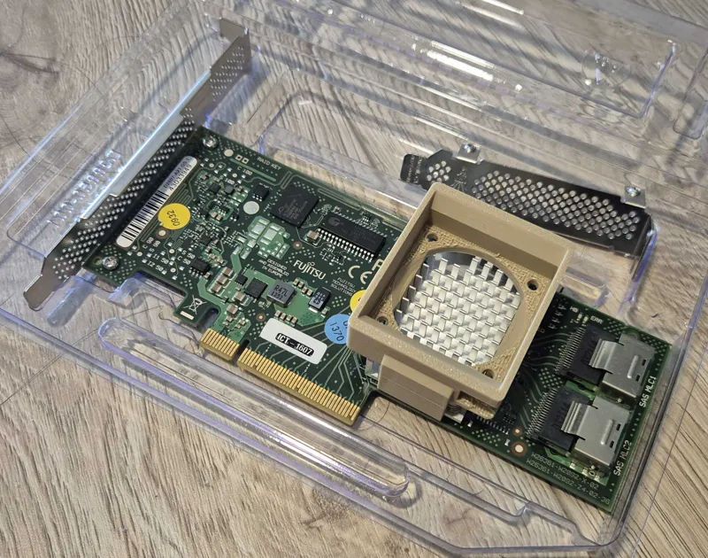 LSI 9211-8i HBA card 40mm fan mount
