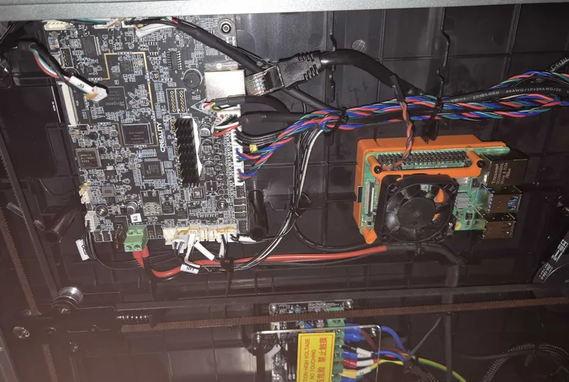 Raspberry Pi 4B mount for K1 Max (2023)