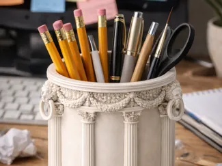 Roman Style pencil holder