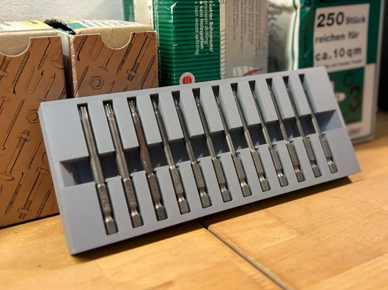 Long Bit Holder Box (75mm Bit storage)