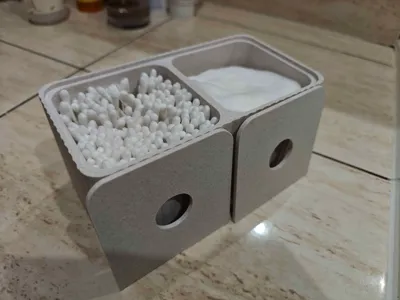 Cotton Pads and swabs Box