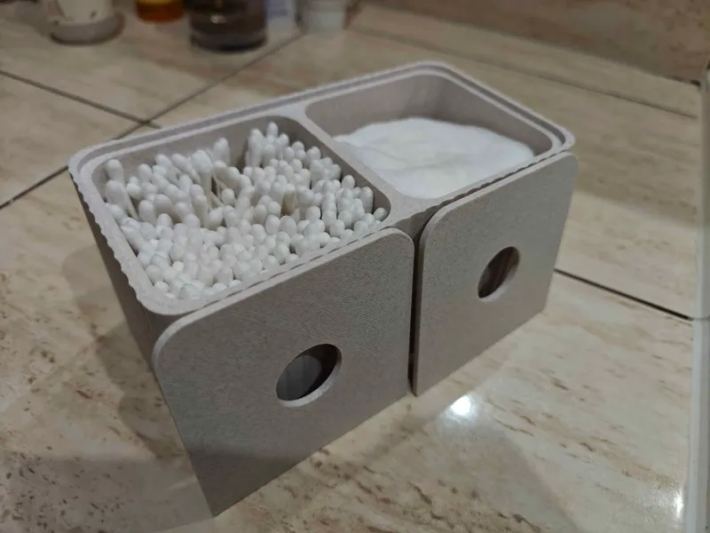 Cotton Pads and swabs Box
