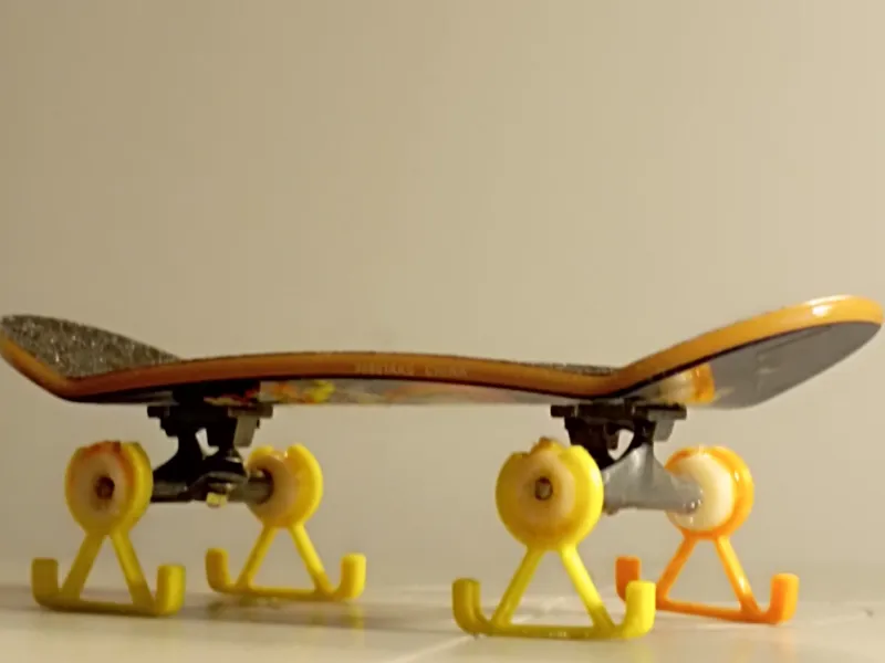 tech deck wheel replacment with ice skates