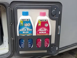 Caravan Rv - Thetford toilet lid organizer