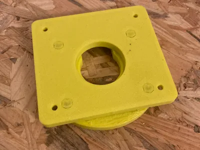 Adapter Makita Router 3709 to round plate