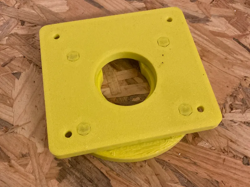 Adapter Makita Fräse 3709 auf runde Platte