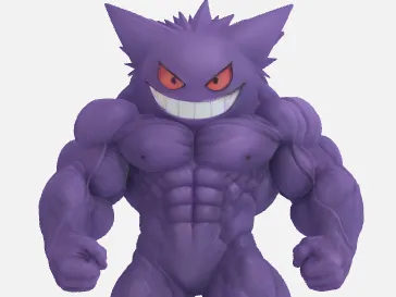 Gengar musculoso