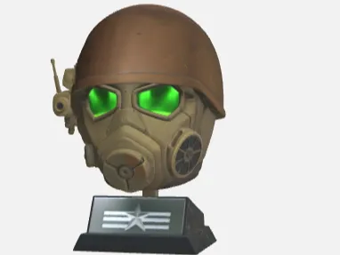Fallout Ranger Helmet Concept Ranger Helmet - Fallout inspired - Free 3D Print Model - MakerWorld