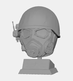 Fallout Ranger Helmet Concept Ranger Helmet - Fallout inspired - Free 3D Print Model - MakerWorld
