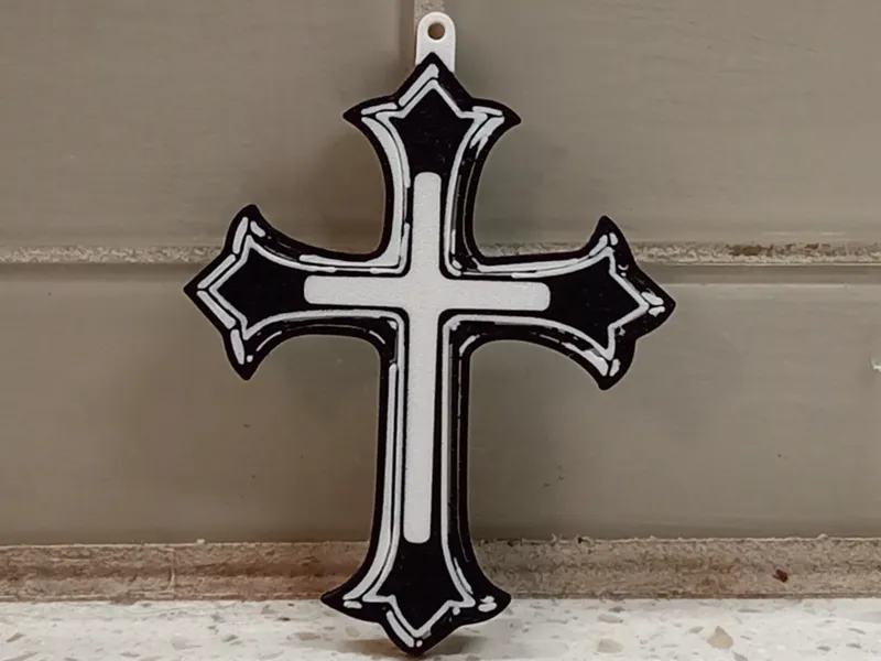 Cross Keychain