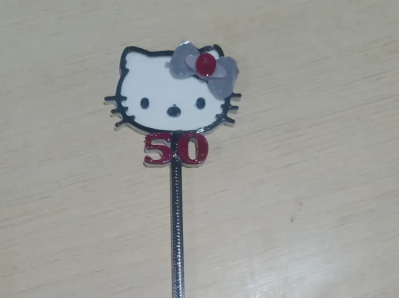 revolvedor, agitador de hello kitty 