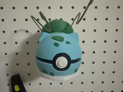 Customizable Pegboard Pokeball Holder