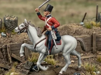 warhorse with rider