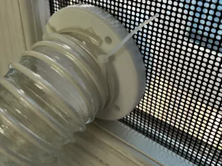 50mm管道 厚实的磁吸纱窗排风口连接器