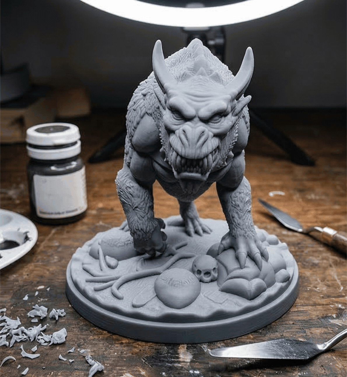 Mossback Troll Hound - Forest Predator Beast