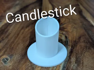 Minimalist Round Candlestick (32mm Diameter)