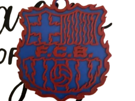 Escudo FCB "Llamas Infernales" - Llavero