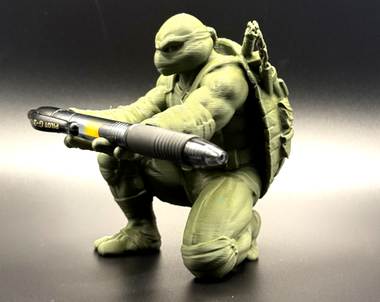 Ninja Turtles Michaelangelo Pen Holder!