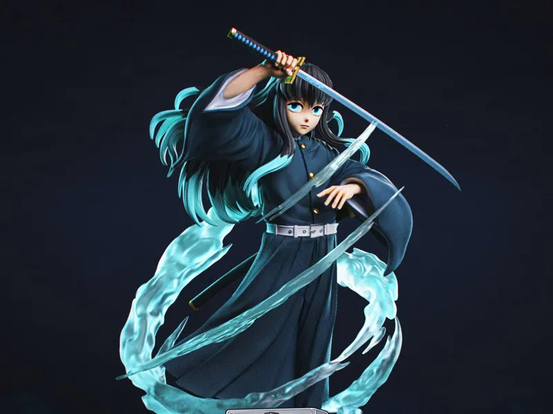 Muichiro Tokito Figure Demon Slayer FREE