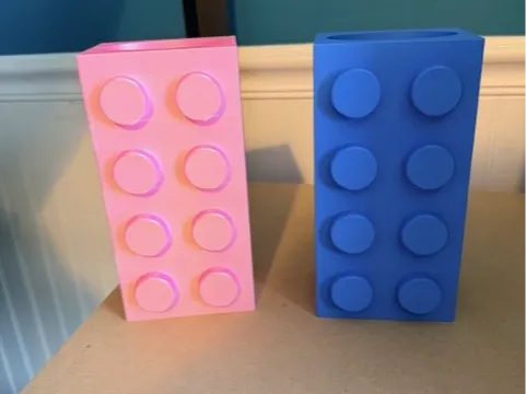Brick inspired vase