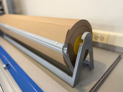 Kraft Paper Roll Bearing (3" Core / 1" Axle)