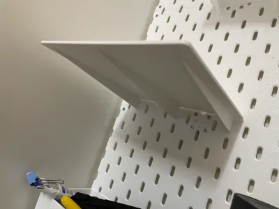 Parametric IKEA SKÅDIS Pegboard Compatible Shelf