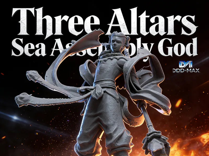 Three Altars Sea Assembly God-15CM；三坛海会大神
