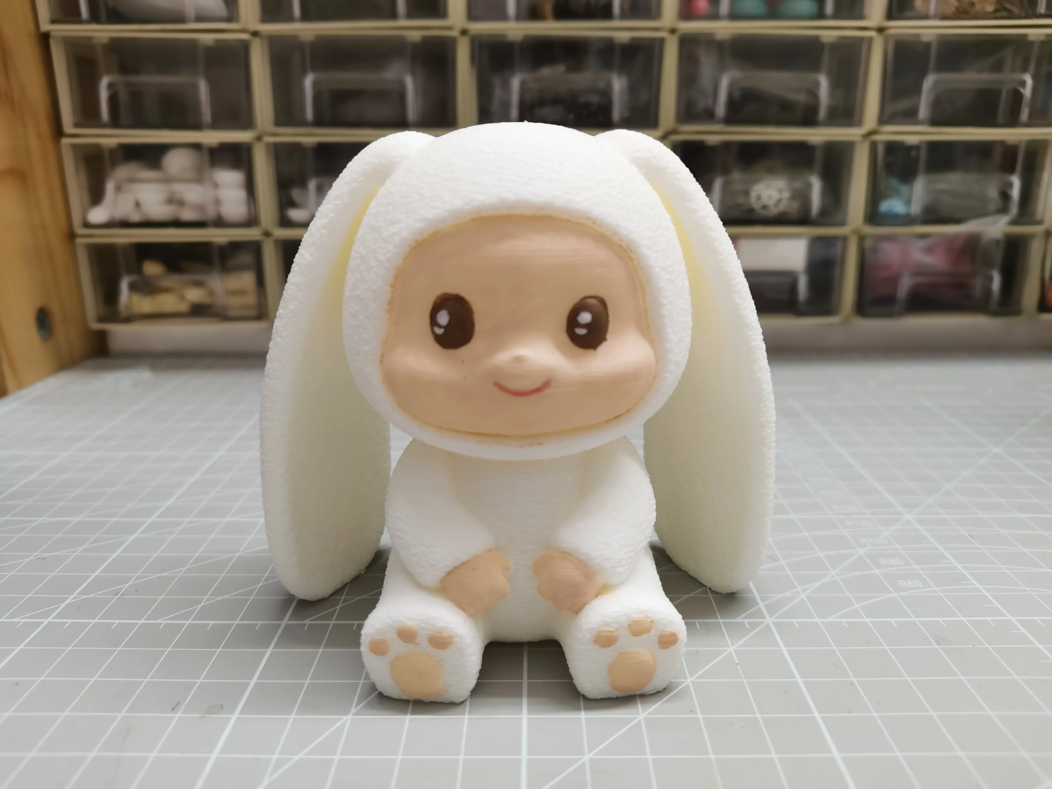 Cute Little Rabbit Baby - Free 3D Print Model - MakerWorld